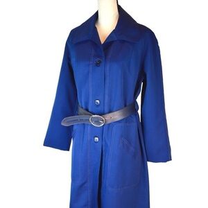 Vintage Outer Banks by Jerold Blue Trench Coat Old Money Quiet Luxury